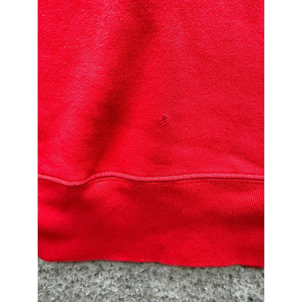 Vintage Polo Jeans Co. Ralph Lauren Fleece Crewneck Sweatshirt Red Mens Size L